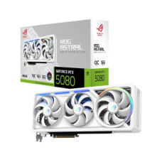 ASUS ROG Astral GeForce RTX 5080 16GB GDDR7 OC Edition Graphics Card - White